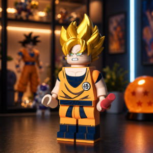 Goku SSJ Modular Figure 16" Lego