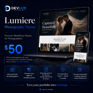 Lumiere Photography Theme