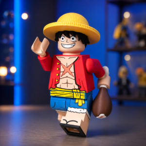 Monkey D. Luffy Modular Figure 16" Lego Model