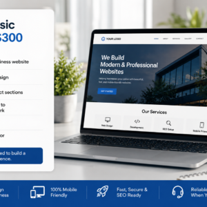 Custom Basic Website - $300
