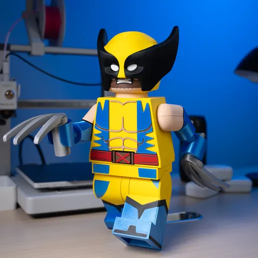 Wolverine Modular Figure Lego Model